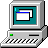 Windows 98 desktop computer icon